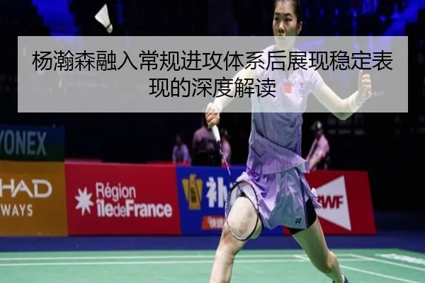 杨瀚森融入常规进攻体系后展现稳定表现的深度解读